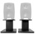 Rockville 8‚Äù Black Studio Monitor Speaker Stands For Genelec M040 Monitors