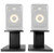 Rockville 8‚Äù Black Studio Monitor Speaker Stands For KRK V4 S4 Monitors