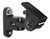 (2) Hidden Wall Mount Swivel Brackets For Mackie CR5BT Studio Monitor Speakers