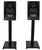 2) Eris E8 - High-Definition 140w 2-way 8" Near Field Studio Monitors+21" Stands