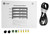 Crown CDi4000 2-Ch. 1200w Power Amplifier Amp+(6) White Wireless Par Lights+Case