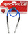 4 Rockville 1.5'  1/4" TS to 1/4'' TS Guitar/Instrument Cable (2 Red and 2 Blue)