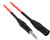 2 Rockville RCXMB10-R Red 10' Male REAN XLR to 1/4'' TRS Balanced Cables