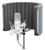 AKG C214 Studio Condenser Recording Microphone+Samson Vocal Booth+Stand