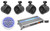 (4) Rockville 6.5" Wakeboard Speakers+10" Subwoofer+Memphis 5-ch Amplifier