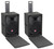 (2) Rockville RPG12 12" Powered 1600 Watt DJ PA Speaker System+(2) Rolling Cases