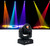 American DJ ADJ STINGER SPOT DMX Mini Moving Head GOBO Beam Light and Fog Machine