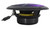 (4) Rockville RMC65LB 6.5" 1200w Black Marine Speakers w/Multi Color LED+Remote