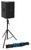Mackie DRM215-P 15" 1600 Watt Professional Passive DJ PA Speaker+Crank-Up Stand