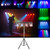 2 Chauvet 4BAR USB D-Fi Lighting Fixtures+Tripods+Footswitches+Bags+Facade+Fogger