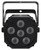 (4) Chauvet DJ Ezlink Par Q6 BT Wireless Bluetooth Wash Lights Par Cans+Facade