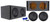 2) American Bass XR-12D4 2400w 12" Car Audio Subwoofers+Vented Sub Box Enclosure