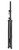 Rockville Black Tripod Pole-Mount Stand + Lighting Cross Bar + Scrim Cloth Cover