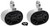 (2) Polk Audio 6x9" 450w 360° Degree Swivel Chrome Wakeboard Tower Speakers