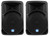 (2) Rockville RPG15BT 15" 1000w Powered DJ PA Speakers BlueTooth, Wireless Link