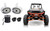 Pair MB Quart 6x9" Rollbar Rollcage Speakers For Polaris/JEEP/ATV/UTV/RZR/CART