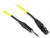 2 Rockville RCXFB10Y Yellow 10' Female REAN XLR to 1/4'' TRS Balanced Cables OFC