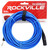 4 Rockville 30' Male REAN XLR to 1/4'' TRS Cable (2 Red and 2 Blue)