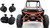 (2) Rockville RWB90B 8" 300w 360° Swivel Tower Speakers+Covers for RZR/ATV/UTV