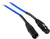 2 Rockville RCXFM100P-BL Blue 100' Female to Male REAN XLR Mic Cable 100% Copper