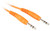 2 Rockville RCTR106O Orange 6' 1/4'' TRS to 1/4'' TRS Cable 100% Copper