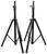 2) Rockville Tripod DJ Speaker Stands+Cables+Scrim Werks White Covers+Lights+Bag