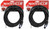 2 Rockville RCTS1425 25' 14 AWG 1/4" TS to Speakon Pro Speaker Cable 100% Copper