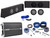 Sub Box+2) Kicker 12" Subwoofers+Amplifier+Amp For 2009-Up Ford F-150 Super Crew