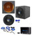 Rockville K5 W12K5S2 12" 1400w Subwoofer+Sealed Sub Box+Mono Amplifier+Amp Kit