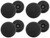 (8) Rockville HC55 5.25" 300 Watt Black In-Ceiling Home Theater Speakers 8 Ohm