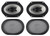 Rockville 6x8" Facotry Speaker Replacement+4-Ch Amp For 2000-10 Ford F-650/750