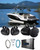 2) Hifonics TPS-CMS65 6.5" 300w Wakeboard Tower Marine Speakers+Covers+Amplifier