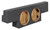2004-2006 GMC/Chevy Crew Cab Behind Seat Dual 12" Subwoofer Sub Box Enclosure