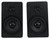 Rockville RockShelf 54B Black 5.25" Passive Bookshelf Home Speakers, 4-Ohm, Pair