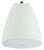 Rockville 6-Zone Amp Receiver+11) White Pendant Speakers For Restaurant/Bar/Cafe