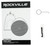 3) Rockville PEN-65T Black 6.5" 70V Hanging Pendant Speakers For Office/Bar/Cafe