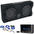 Kicker 48TRTP82 TRTP 8" Down Firing Subwoofer in Sub Enclosure+Amplifier+Amp Kit