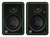 2) Mackie CR3-XBT 3" 50w Bluetooth Reference Studio Monitors + Microphone