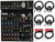 Peavey PV 10AT PV10AT Mixer,4 mic in,Bluetooth/USB,Compressor/FX+AutoTune+Cables