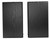 2) Rockville RockShelf 68B 400w Black 6.5 inch Home Theater Bookshelf Speakers/8 Ohm