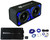 Rockville DV12K6D1 Dual 12" 4800w Car Subwoofers in Plexi Sub Box+Amp+Wire Kit