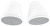 4 Bose DM5P White 50w 5.25" Commercial Pendant Speakers For Restaurant+Amplifier