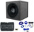 Power Acoustik BAMF-122 12" 3500w Subwoofer+Sealed Sub Box+Mono Amplifier+Wires