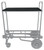 Rockville Rock Cart Pro DJ Equipment Transport Roller Car + Top Shelf Attachment