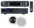 Rockville Home Theater Bluetooth Receiver+Equalizer EQ+(2) 8" Ceiling Speakers