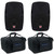 (2) Rockville SPG88 8" 800w DJ PA Speakers Lightweight Cabinets 8-Ohm+bags