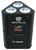 6) Rockville RF WEDGE BLACK RGBWA+UV Battery Wireless DMX Lights+Bags+Controller