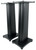 (2) Rockville SS28B 28" Speaker Stands Fits Definitive Technology MFAB / WHITE