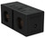 Rockville RQB8 Dual 8" Vented Subwoofer Sub Box Enclosure Finished w/Bed Liner