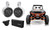 Kicker 5.25" Tower Speakers+2-Ch Amp+Bluetooth for Polaris/JEEP/ATV/UTV/RZR/CART